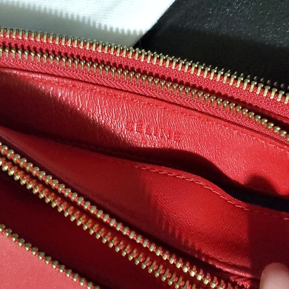 CELINE TRIO LAMB SKIN LEATHER - Picture 8 of 17